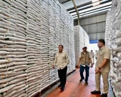 Presiden Prabowo Sidak Gudang Bulog Danurejo Magelang, Pastikan Stok Aman dan Distribusi Tepat Sasaran